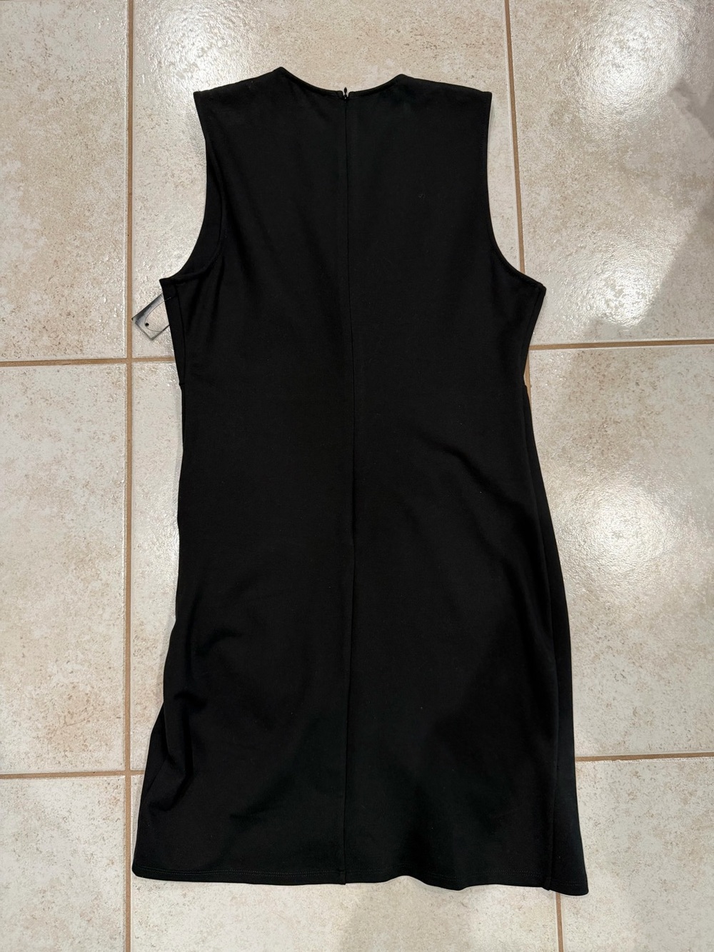 Lulu's Black Sleeveless V-Neck Mini Sheath Dress NWT Size Large - Picture 6 of 8